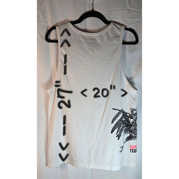 Men's Espolon Tequila Tank Top, White, Medium - Picture 7 of 7